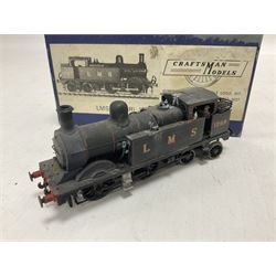 ‘00’ gauge - three kit built steam locomotives comprising GER Class S69/B12 4-6-0 no.1510 finished in GER blue, with McGowan Models box; Aspinall Class 1008 2-4-2T no.50887 finished in BR black, with McGowan Models box; MR/LMS Class 1P 0-4-4T no.1268 finished in LMS black with Craftsman Models box (3) 