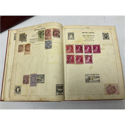 Various Royal Mail PHQ cards, first day covers, World stamps including Poland, Uruguay, Pakistan etc, housed in sixteen albums / folders, in one box