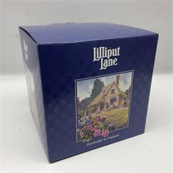 Sixteen Lilliput Lanes,to include, York Minster, St Patrick's Church, Convent in the Wood, St Stephens Church etc, tallest H16cm 