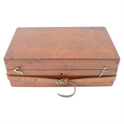 MKI Watkin Clinometer No. 1 1894, military issue Hall Bros theodolite no. 40467, and a military issue B562 gap measurer No. 3, all within fitted canvas/wooden cases