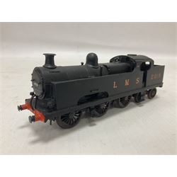 ‘00’ gauge - two kit built steam locomotives comprising Midland Railway Class 2000 0-6-4T no.2024 finished in LMS crimson; together with another MR 2000 Class 0-6-4T locomotive numbered 2018 and finished in LMS black (2) 