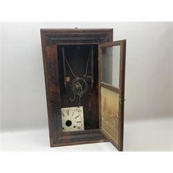 A 19th century American wall clock for parts