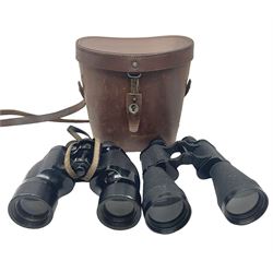  Ross London Solaross binoculars 7x42, in case, together with another pair 