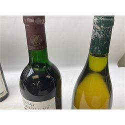 Mixed alcohol including two bottles Rully 1992 La Chaume, 75cl, 13% vol, Chateau Vieux Doumayne 1989 Saint-Emilion Grand Cru, 75cl, 12% vol, five bottles Krausen Keller Liebfraumilch Rheinhessen, five bottles Inniskillin 1992 Marechal Foch etc