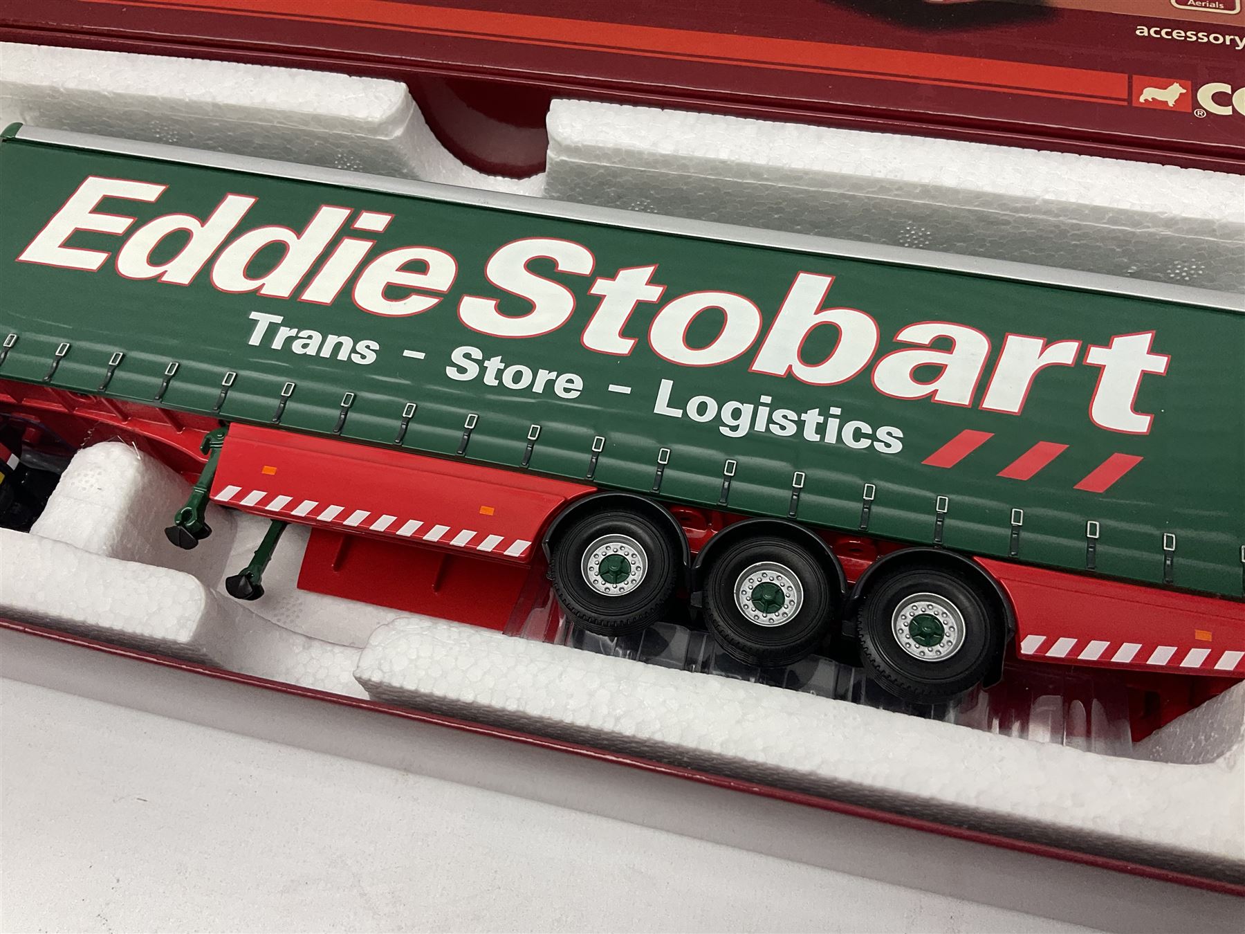 Corgi Eddie Stobart - three Hauliers of Renown lorries; CC13722 Scania R Fridge Trailer; CC15202 MAN XLX; and CC15207 MAN TG-X (XL) Fuel Tanker; all boxed (3)