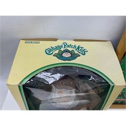 Ideal 'Tank Command' battle action game; boxed; Kay 'Pin Football' bagatelle game; Coleco Cabbage Patch Kids 'Carita Aleen' doll; boxed with certificate; and Palitoy composition head and body doll; boxed (4)