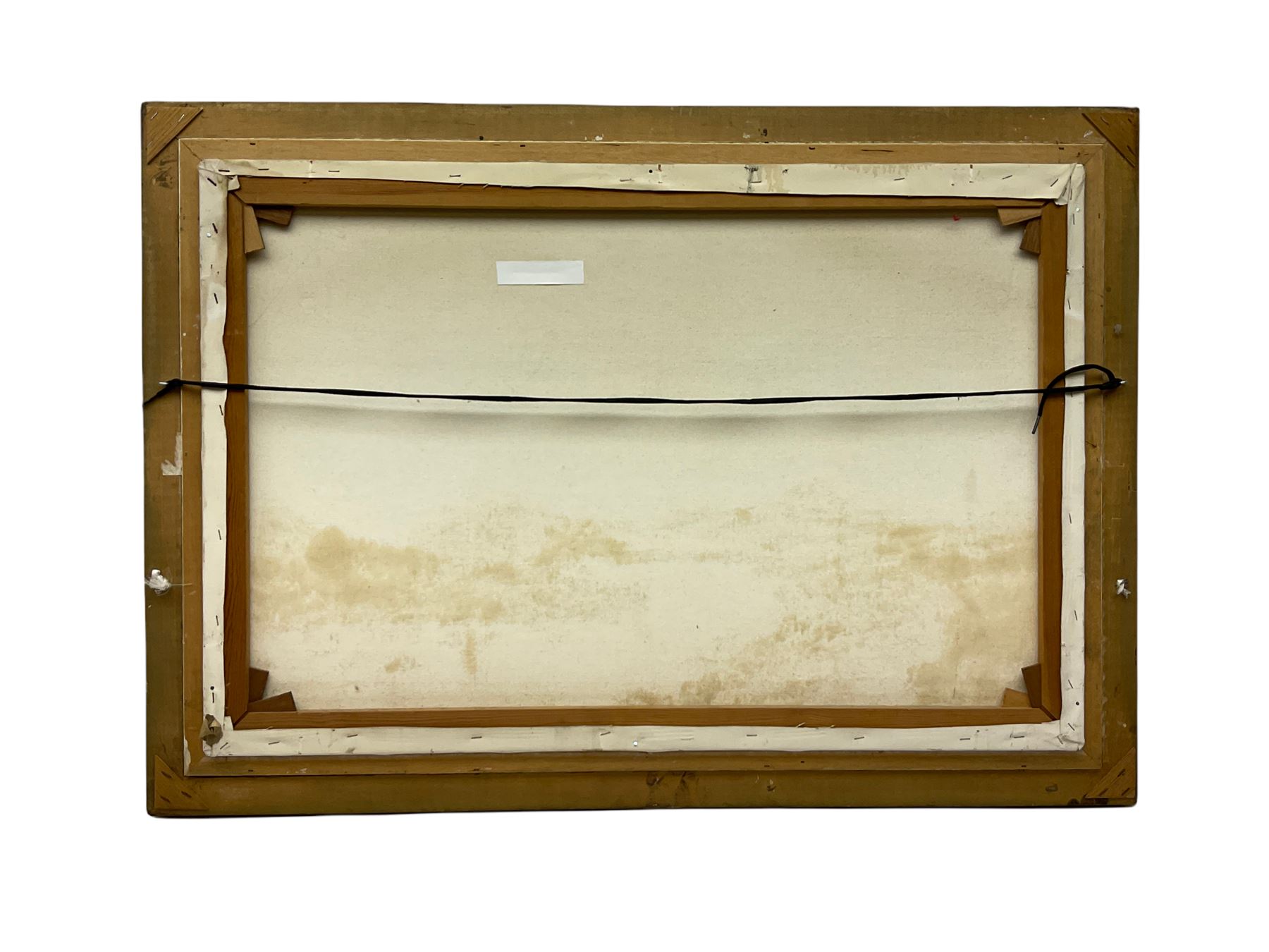 John Corcoran (British 1942-): Cottage in a Woodland Landscape, oil on canvas signed 60cm x 90cm