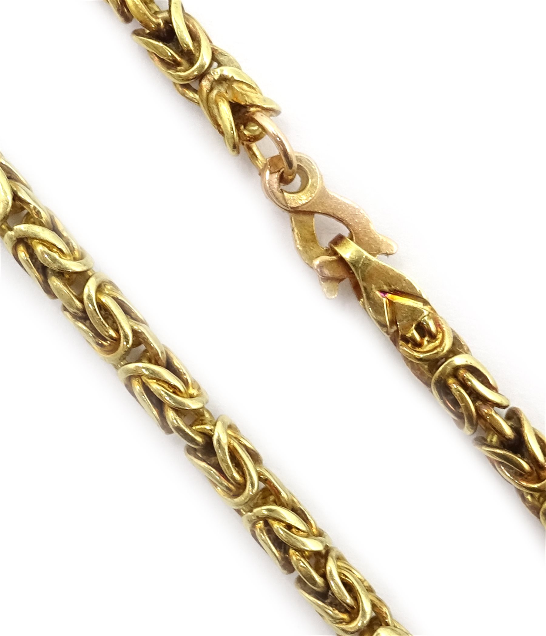 14ct gold Byzantine necklace, stamped 585, approx 25gm Jewellery