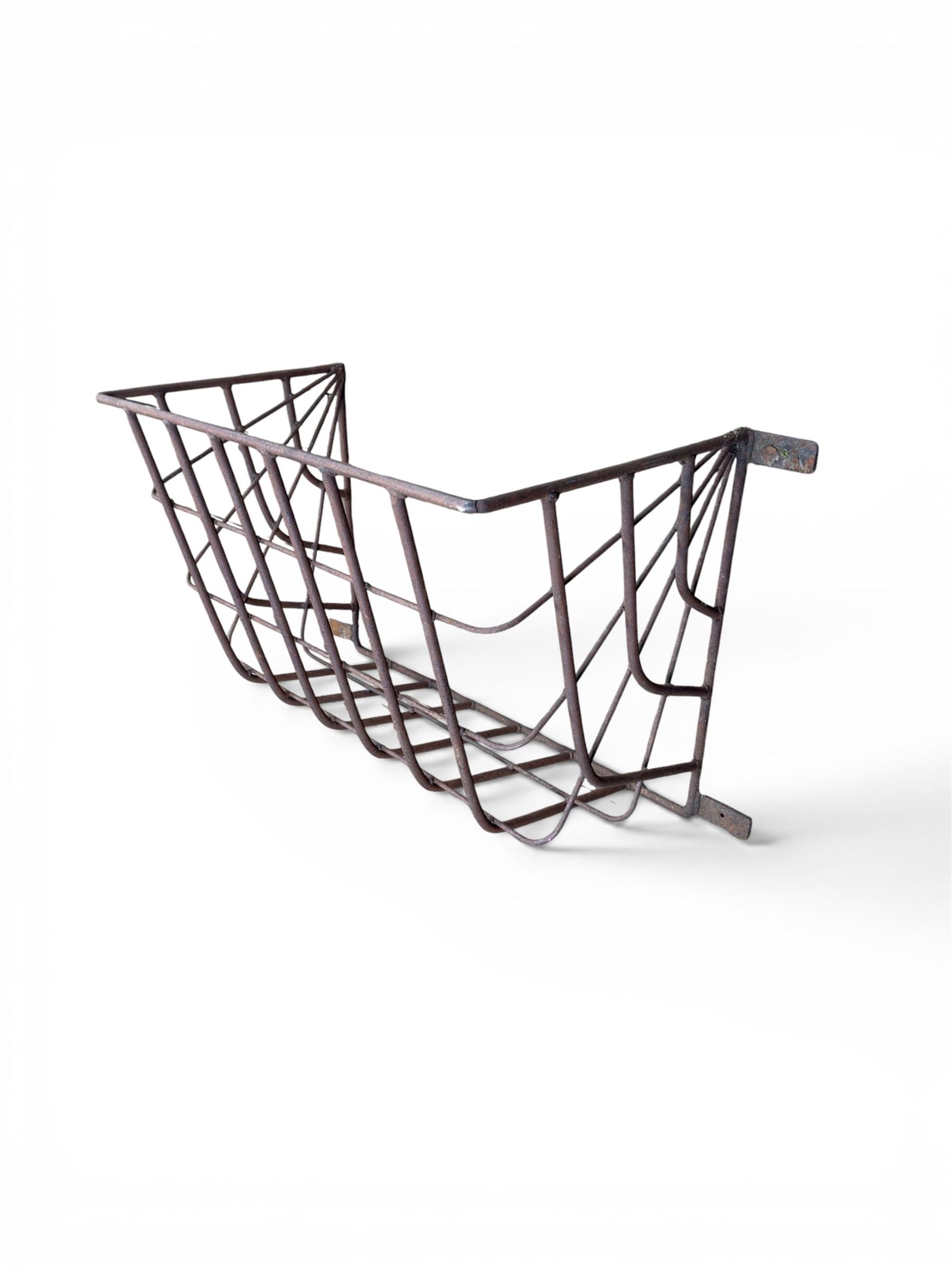 Large country stables wrought iron hay rack