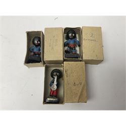 Collection of twenty two Robertson golly figures, H8cm