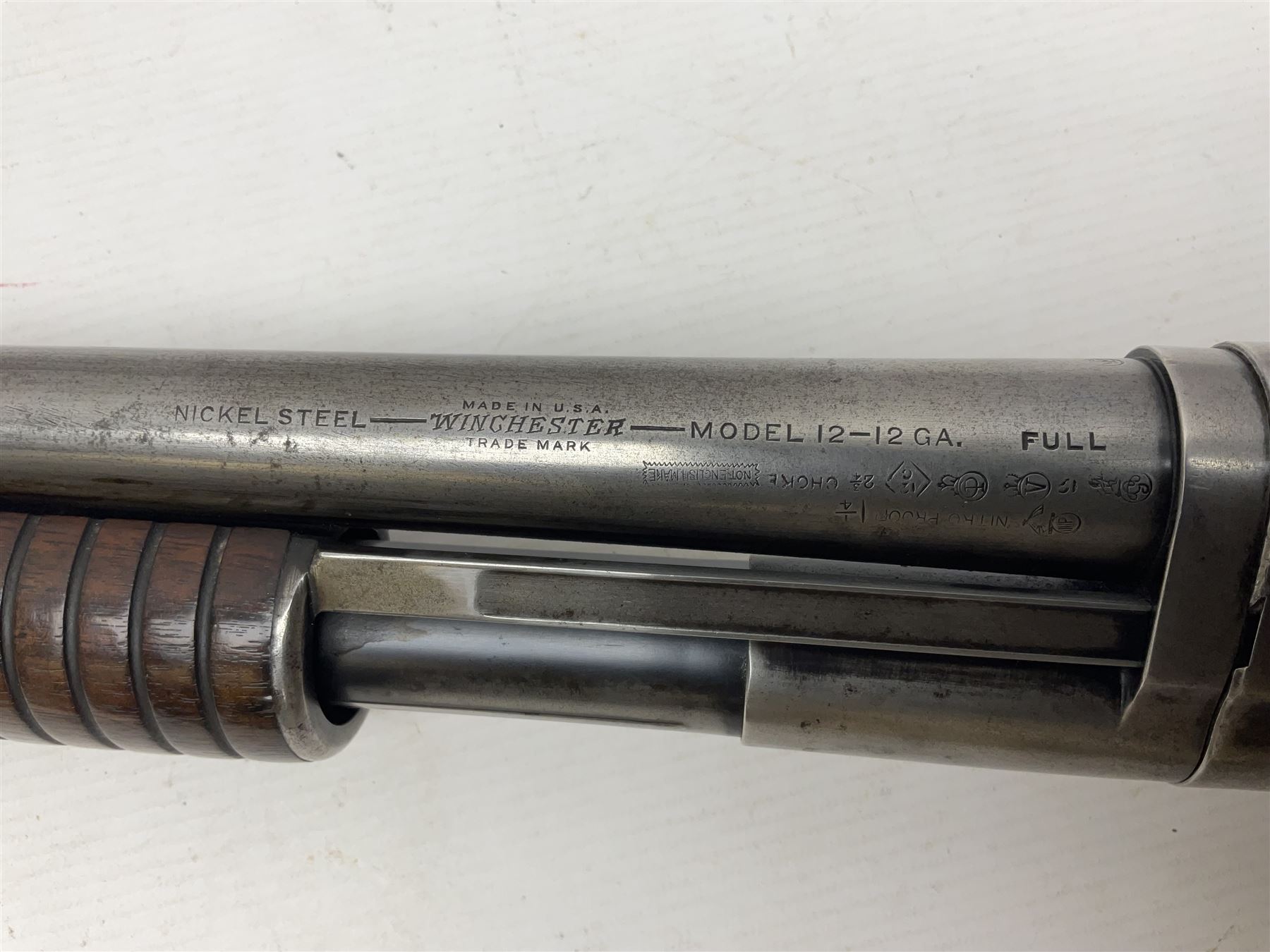 SECTION 1 FIREARMS CERTIFICATE REQUIRED - Winchester Model 12 pump action 12-bore shotgun with 76cm(30