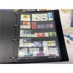 Stamps including Australia, Austria, Bulgaria, Canada, Cuba, Denmark, Falkland Islands, France, Germany, Gibraltar etc, in albums or folders etc