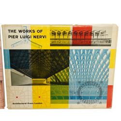 ARCHITECTURE - Le Corbusier 'The Modulor' Faber & Faber, first English edition 1954 and 'Modulor 2' Faber & Faber 1955, both with dust wrappers, Gero Laszlo - 'Pest Buda' published 1973, signed and with dust wrapper, 'The Works of Pier Luigi Nervi' 1957 and other books on Architecture (approx 40)