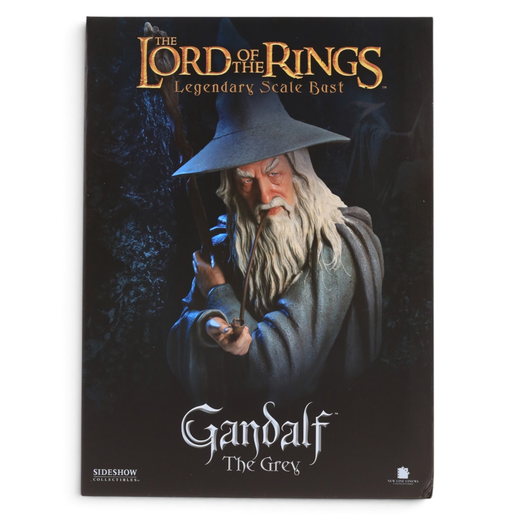 Limited edition Sideshow Collectibles Lord of the Rings Gandalf the Grey Legendary Scale Bust, limited edition no. 222 of 500, boxed 