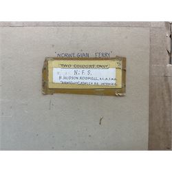 Harry Hudson Rodmell (British 1896-1984): 'Norwegian Ferry', oil on board signed, titled verso 55cm x 65cm 
Provenance: the artist was the vendor's great-uncle; never been on the market.