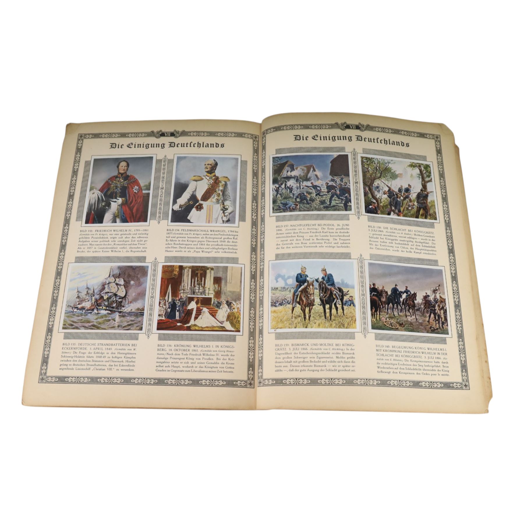 Collection of Third Reich German Ephemera, citations and certificates, photographs, an album of cigarette cards - Bilder Deutsche Geschichte, Deutschland Im Zweiten Weltkrieg, prints etc 