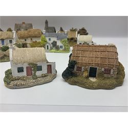 Sixteen Lilliput Lanes from the Irish Collection, to include Kilmore Quay, Causeway Cottage, Blarney Castle, Quite Cottage etc, all with boxes and deeds 