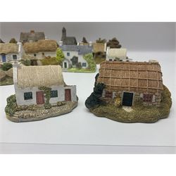 Sixteen Lilliput Lanes from the Irish Collection, to include Kilmore Quay, Causeway Cottage, Blarney Castle, Quite Cottage etc, all with boxes and deeds 