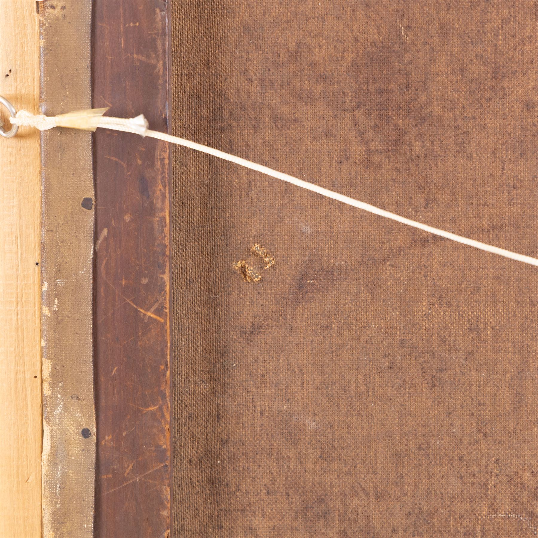 William Lara (British fl.c.1840-1860): Harvest Landscape, oil on canvas unsigned 60cm x 50cm 