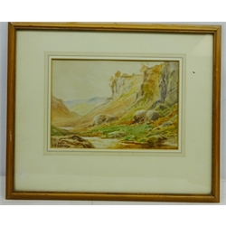  Valley Landscape, watercolour signed by Sidney Valentine Gardner (Staithes Group 1869-1957) 23.5cm x 33.5cm  