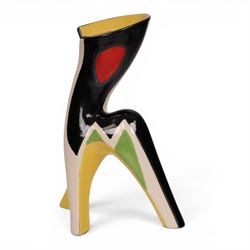 After Gabriel Fourmaintraux, circa 1950's zoomorphic vase, H53cm 