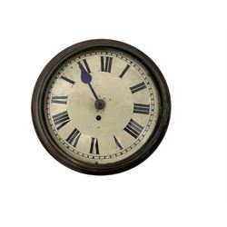 English 19th century fusee wall clock