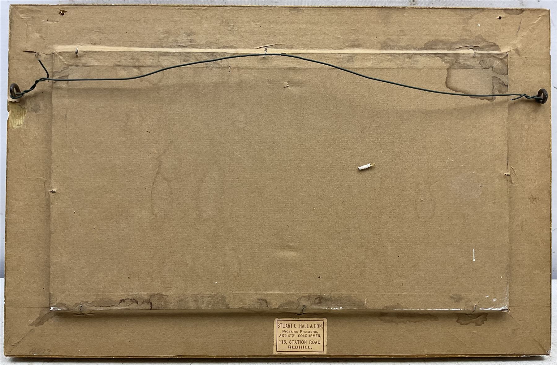 Frederick William Meyer (British 1846-1919): 'Moonrise at Sea', oil on board signed with monogram, titled verso (within the frame) 15cm x 29cm