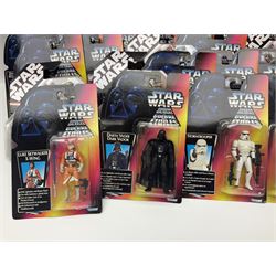 Star Wars - twenty-four carded figures including nineteen La Guerra De Las Galaxias La Guerre Des Etoiles; and five others; all in unopened blister packs (24)