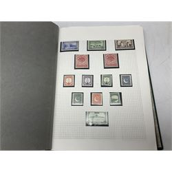 Stamps including Ilse of Man, Guernsey, Jersey and Great British first day covers, some with special postmarks, various air mail items etc, housed in fifteen albums / folders, in one box