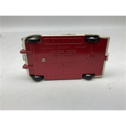 Dinky - Captain Scarlet and the Mysterons Maximum Security Vehicle with crate No.105; Airport Fire Tender with Flashing Light; and Michigan 180-III Tractor Dozer No.976; all boxed (3)