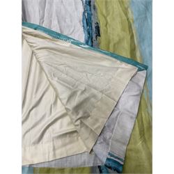 Pair of Harlequin Stretorta curtains each curtain 2 widths x 325cm drop