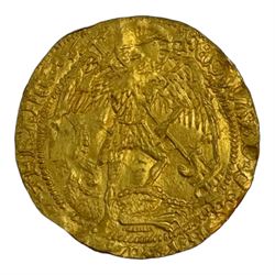 Edward IV second reign (1471-83) gold angel coin, approximately 5.14 grams