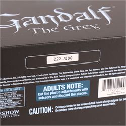 Limited edition Sideshow Collectibles Lord of the Rings Gandalf the Grey Legendary Scale Bust, limited edition no. 222 of 500, boxed 