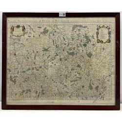 Guillaume Delisle (French 1675-1726): 'Carte du Partie Septentrionale du Duche de Bourgogne', 18th century engraved map, hand coloured, from an atlas pub. Covens and Mortier of Amsterdam c.1750, 52cm x 65cm
Provenance: with The Parker Gallery. Albermarle Street, London, label verso