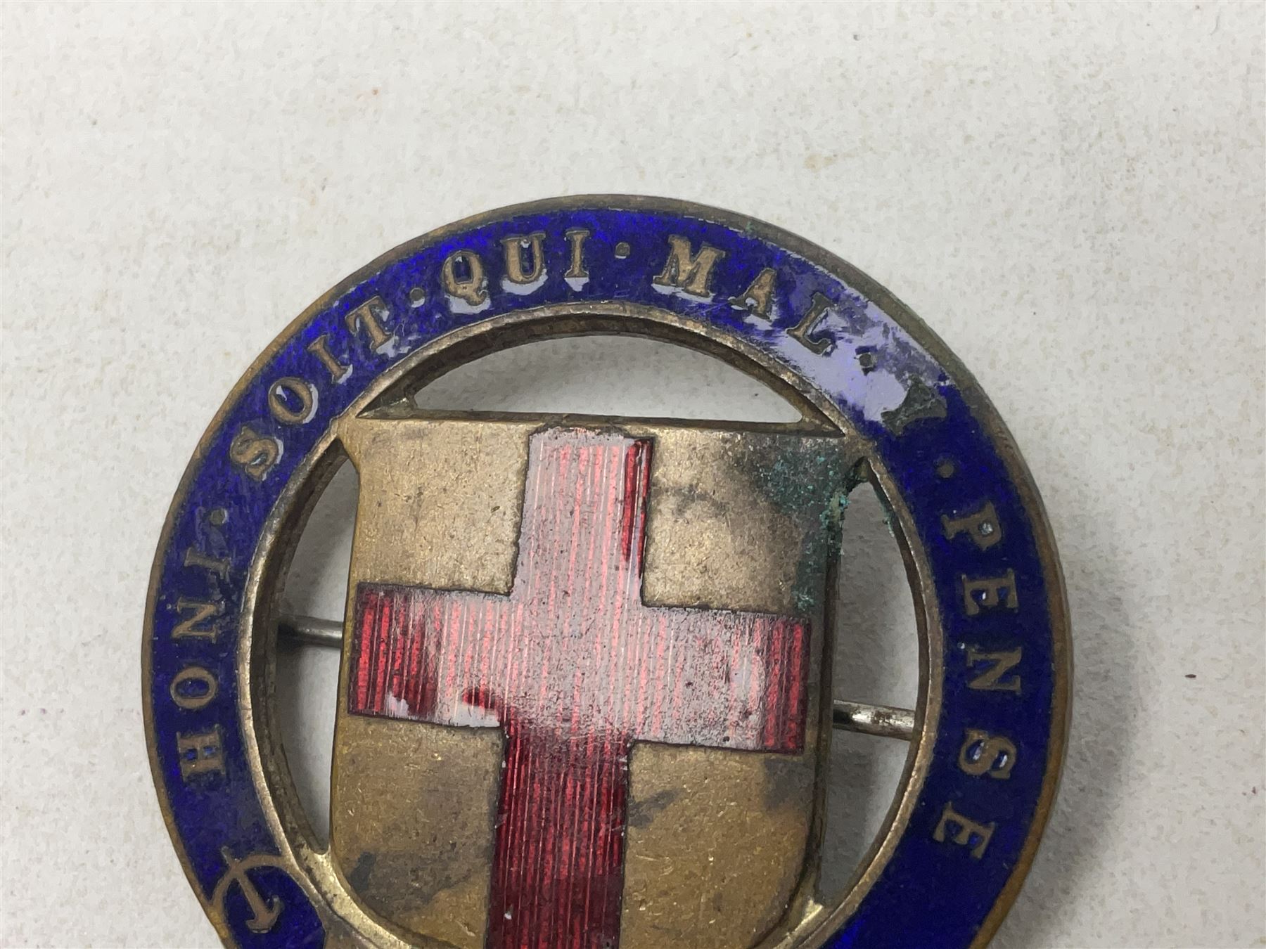 Edward VII Order of the Garter beret badge