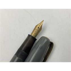 Five Waterman's fountain pens, to include Ideal, 152V, 701 etc, four with 14ct gold nibs