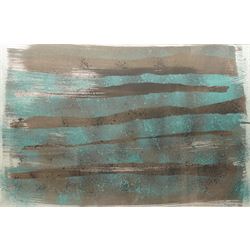 Gillian Ross Kelsey (British 1935-2025): 'Ripples', acrylic on paper signed 77cm x 116cm