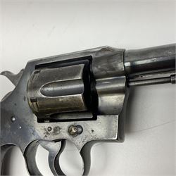Deactivated Colt Official Police 38-200 six-shot revolver, the 13cm(5