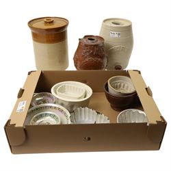 Stoneware Port barrel, Copeland and other moulds etc