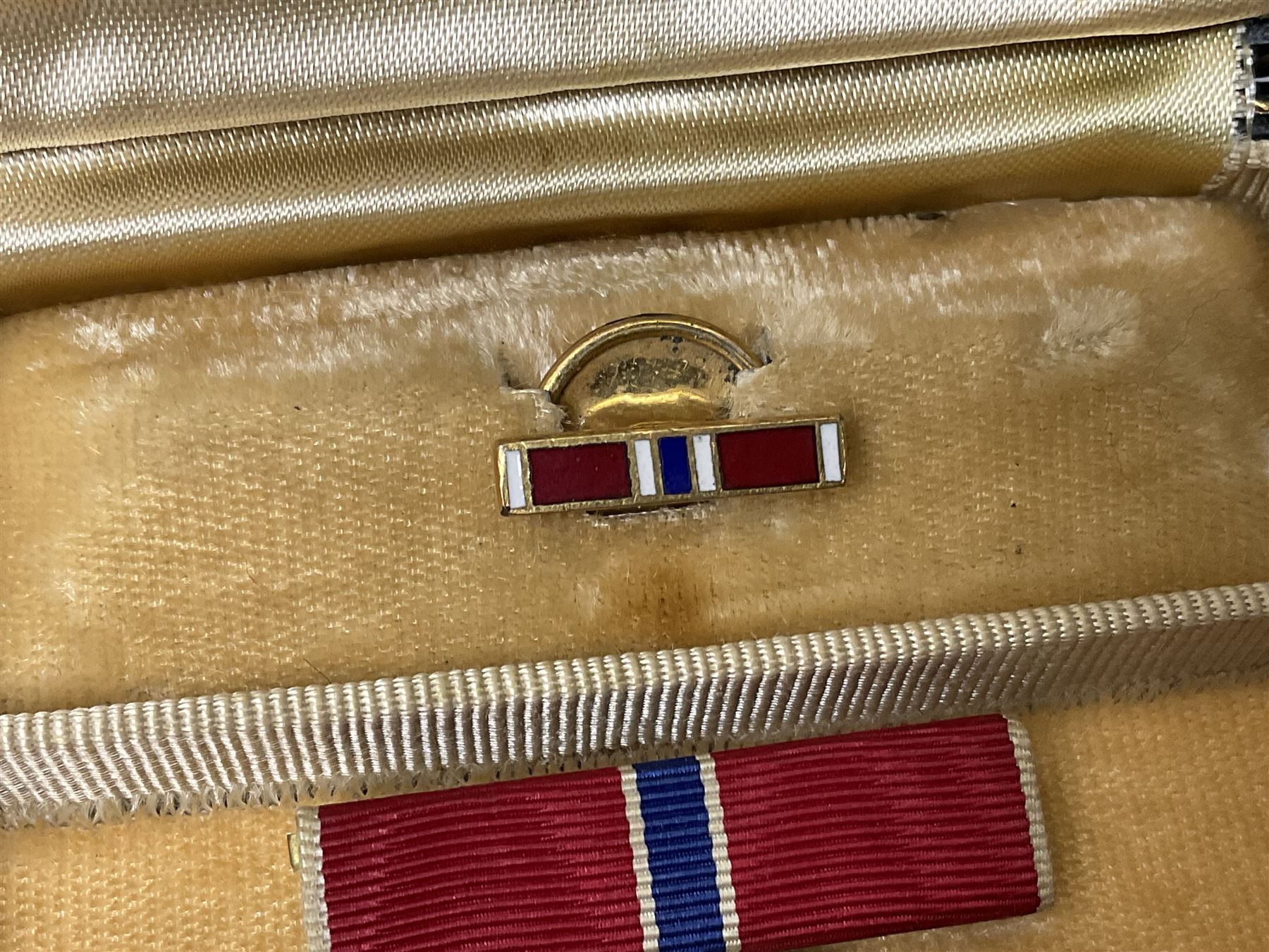 American Purple Heart Medal awarded to 32634848 Charles H. Poppo; cased with identity tags and paperwork; and Bronze Star Medal awarded to U.S. Marine Esteban T. Maranao; cased; American WWII Victory Medal and Asiatic Pacific Campaign Medal