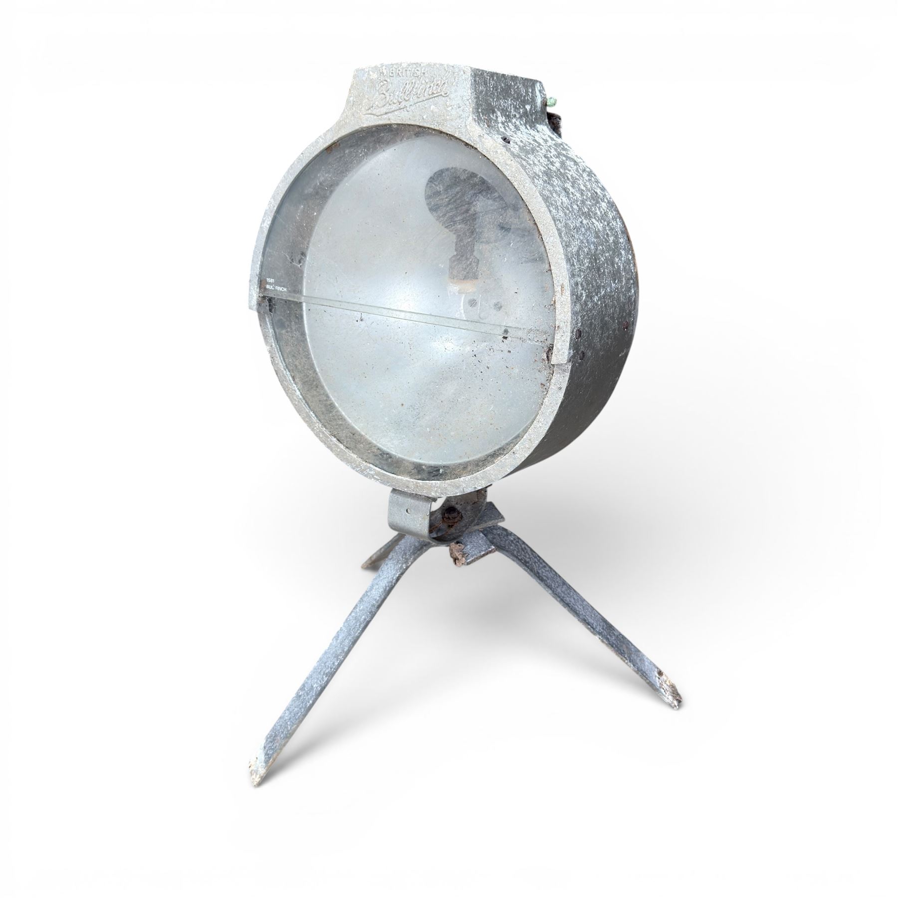 Bullfinch Lighting - collection of four gas floodlights on tripod bases (Small Stands)
