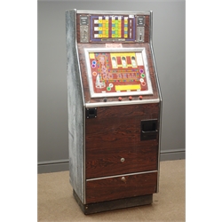  Vintage 'BINGO BELL' fruit machine, W62cm, H156cm, D48cm  