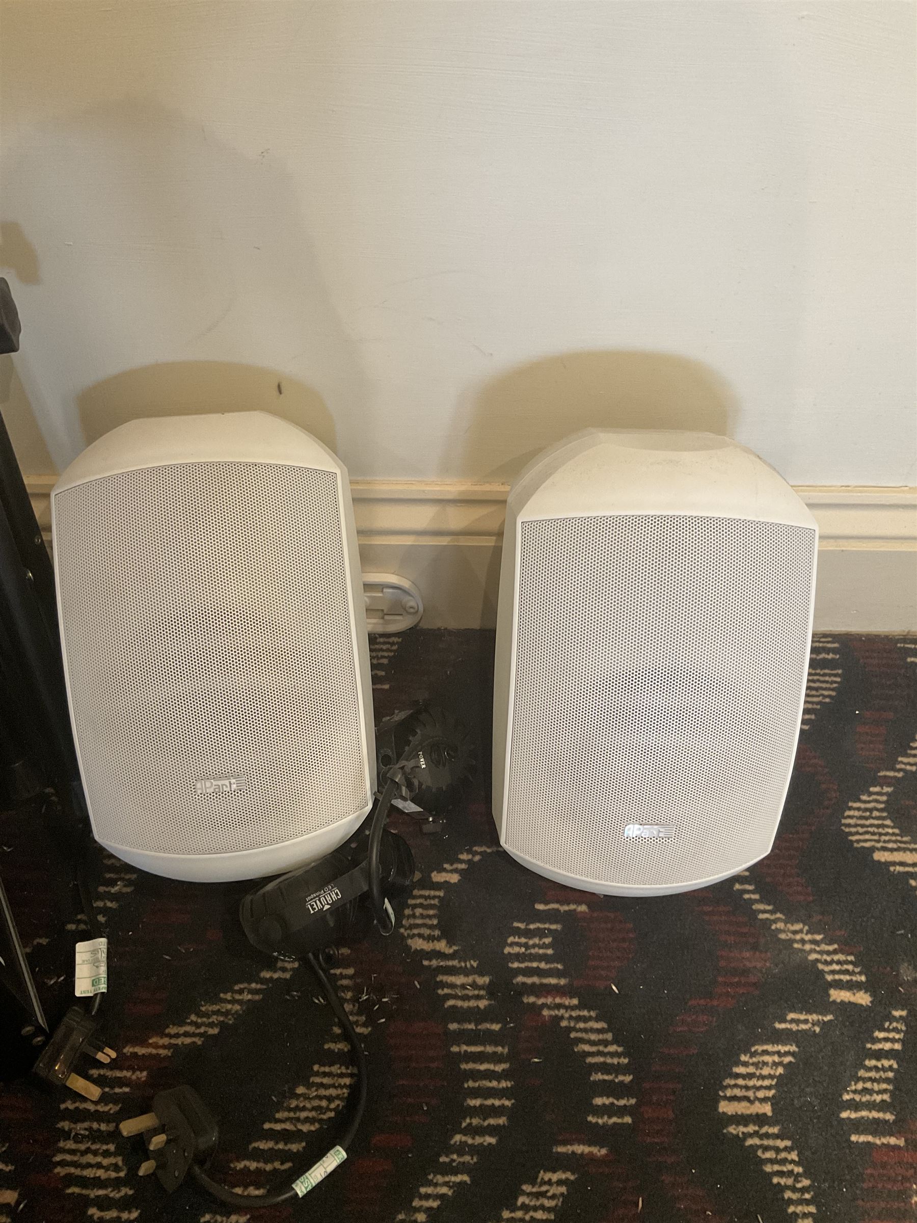 Disco Equipment - Denon DN-1800F, CDM8.4 mixing decks, Adastra power amplifier USA370, Crown LPS 800 amplifier, two EV 300 watt SX200 speakers, four Lanta disco lights, two Polaris lights, Skytec laser light, two APart 6W speakers- LOT SUBJECT TO VAT ON THE HAMMER PRICE - To be collected by appointment from The Ambassador Hotel, 36-38 Esplanade, Scarborough YO11 2AY. ALL GOODS MUST BE REMOVED BY WEDNESDAY 15TH JUNE.