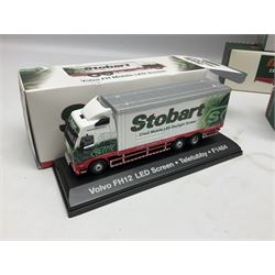 Atlas Editions Eddie Stobart - twenty-six 1:76 scale die-cast models in The Special Edition Collector's Series with twenty-five certificates; all boxed (26)