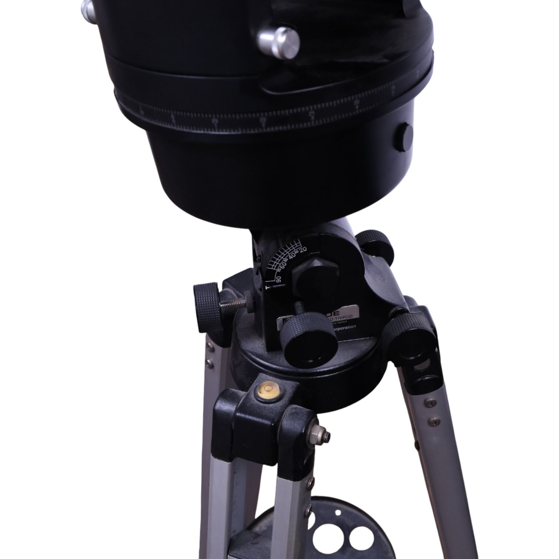 Meade ETX-90 telescope on a Meade field tripod, H126cm