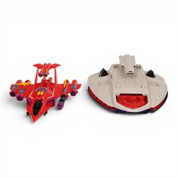 Bluebird Toys Manta Force Command Ship, Red Venom, figures and accessories