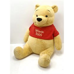 Very large plush covered figure of Winni