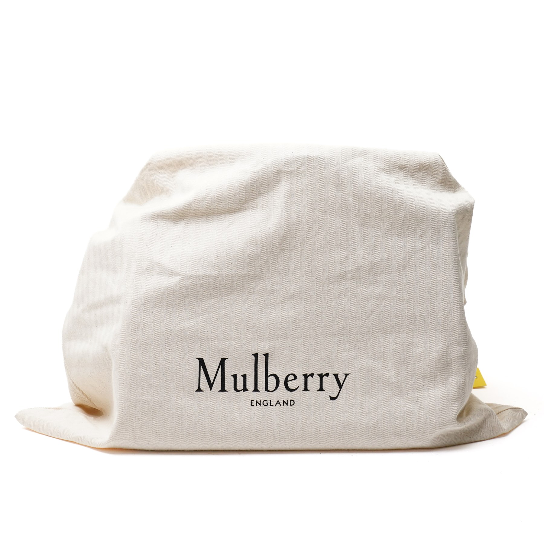 Mulberry - Islington handbag in Chalk Silky Calf leather with black piping, the structured body with single rolled top handle, gold-tone Postman’s Lock fastening and front strap detail, with detachable and adjustable shoulder strap, opening to a spacious two-division interior with Mulberry monogram fabric lining, with original Mulberry product tag, care booklet and dust bag, unused