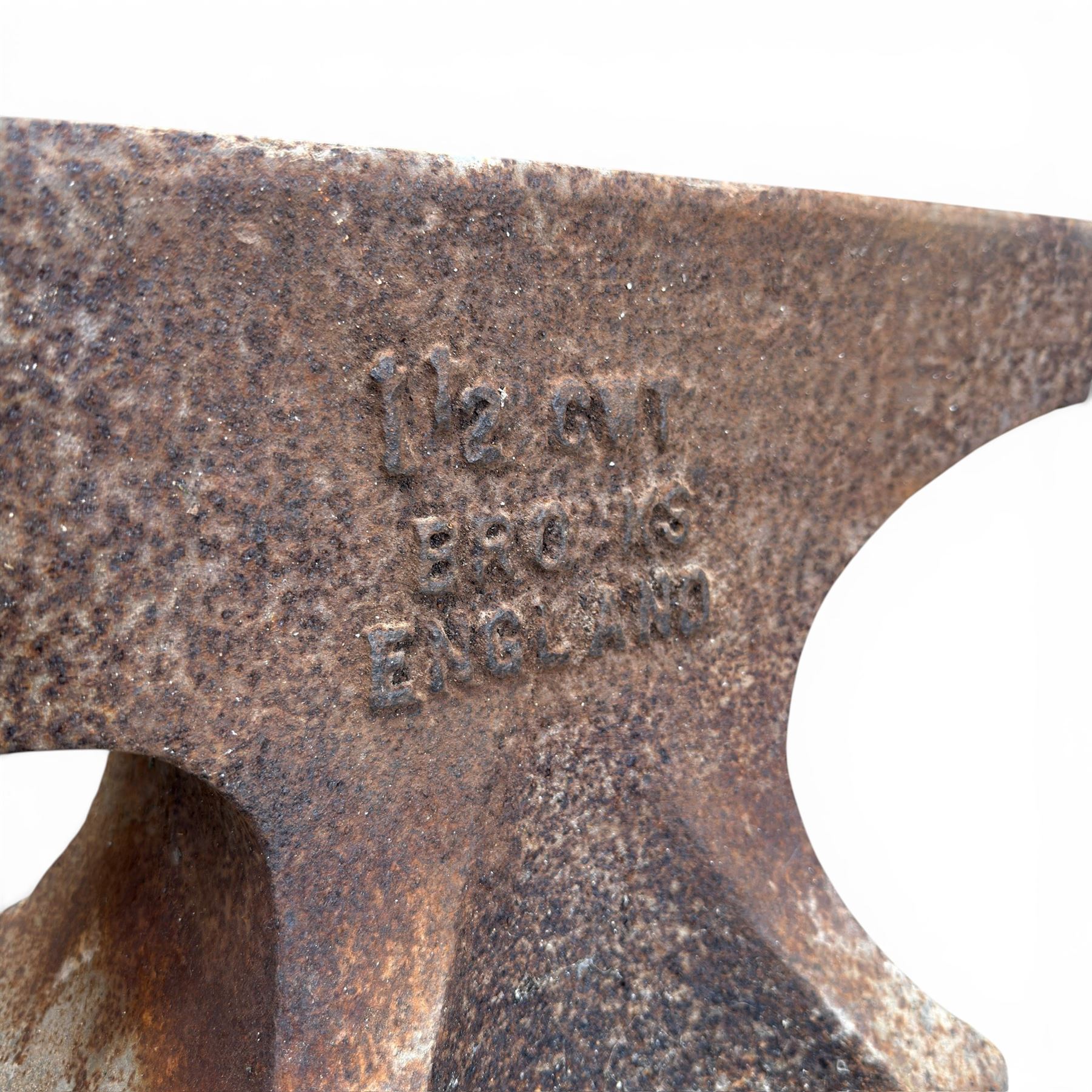 Brooks England - 1 1/2 CWT cast iron anvil