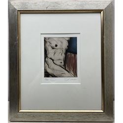Sergei Firer (Russian 1954-): Nude Studies, set of three limited edition colour etchings signed and numbered in pencil, with blindstamp, 18cm x 15cm (3)
